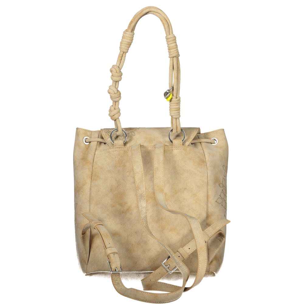 Desigual Beige Polyurethane Women's Backpack