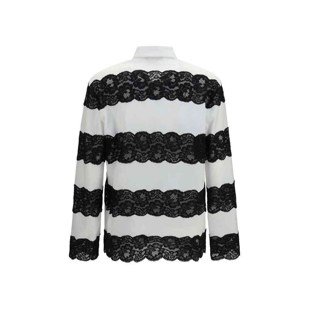 Dolce & Gabbana White Cotton Polo Shirt