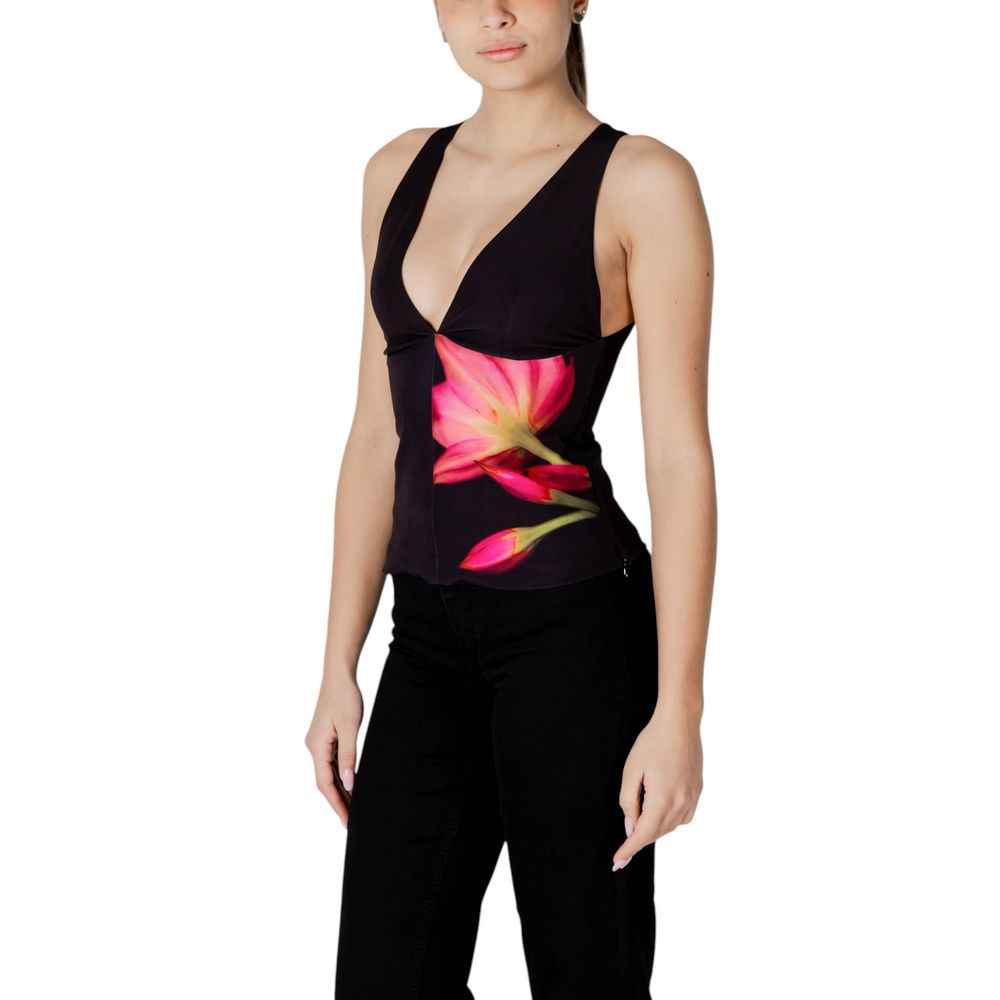 Desigual Black Polyester Top