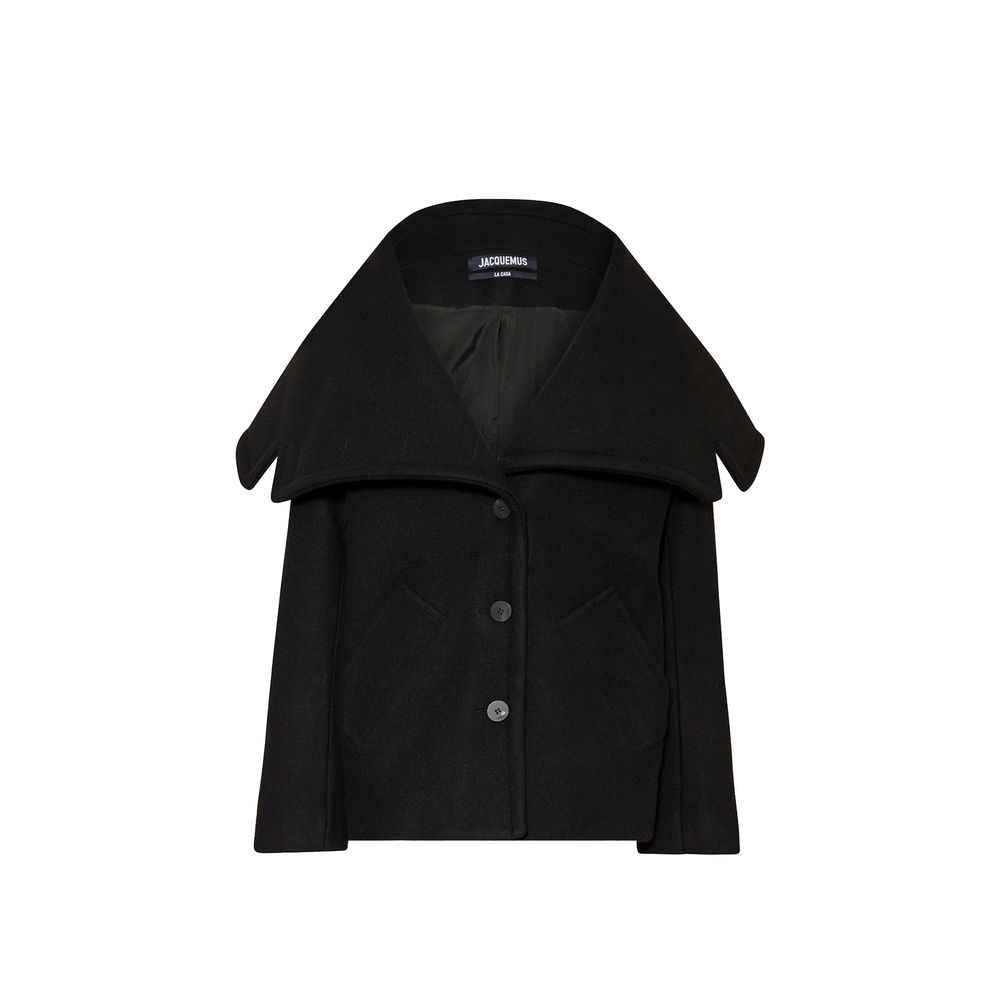 Jacquemus Black Virgin Wool Coat