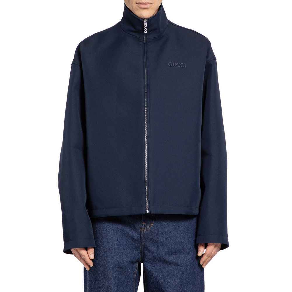 Gucci Blue Marabou Clothing