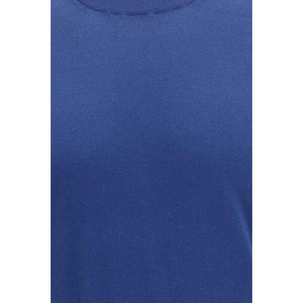 Brunello Cucinelli Blue Cotton T-Shirt