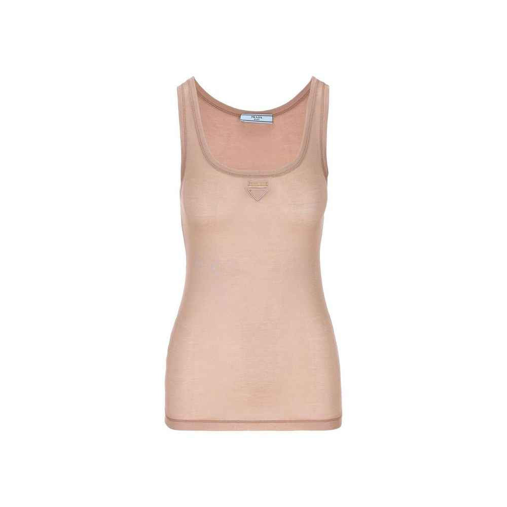 Prada Multicolor Silk Tank Tops