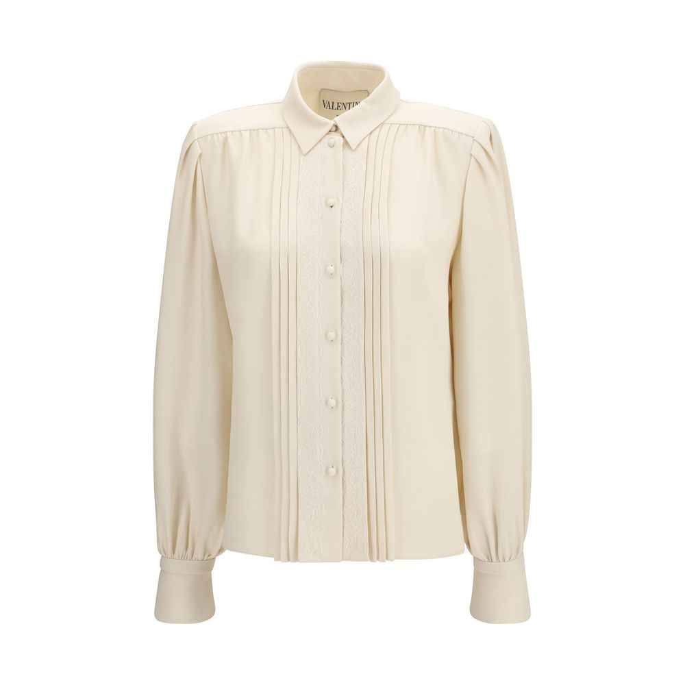 Valentino Garavani Beige Silk Shirt