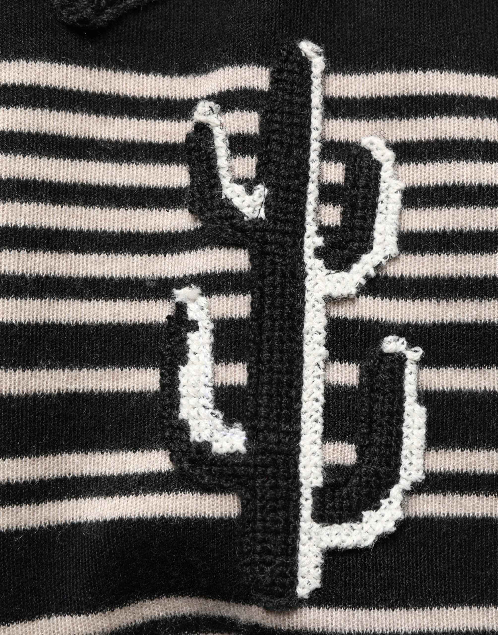 Dolce & Gabbana Multicolor Cashmere Striped CrewNeck Sweater