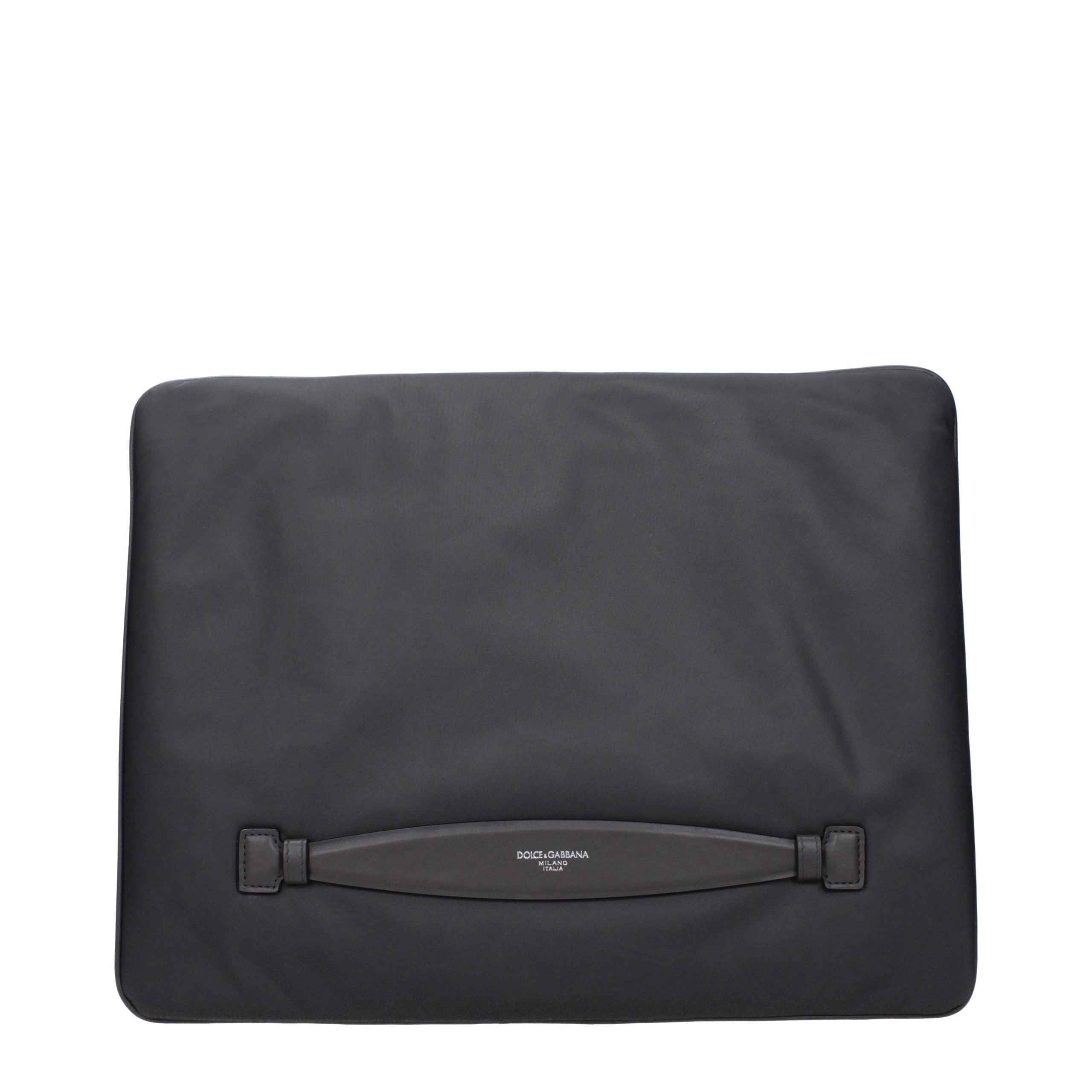Dolce & Gabbana Gray Fabric Clutch Bag