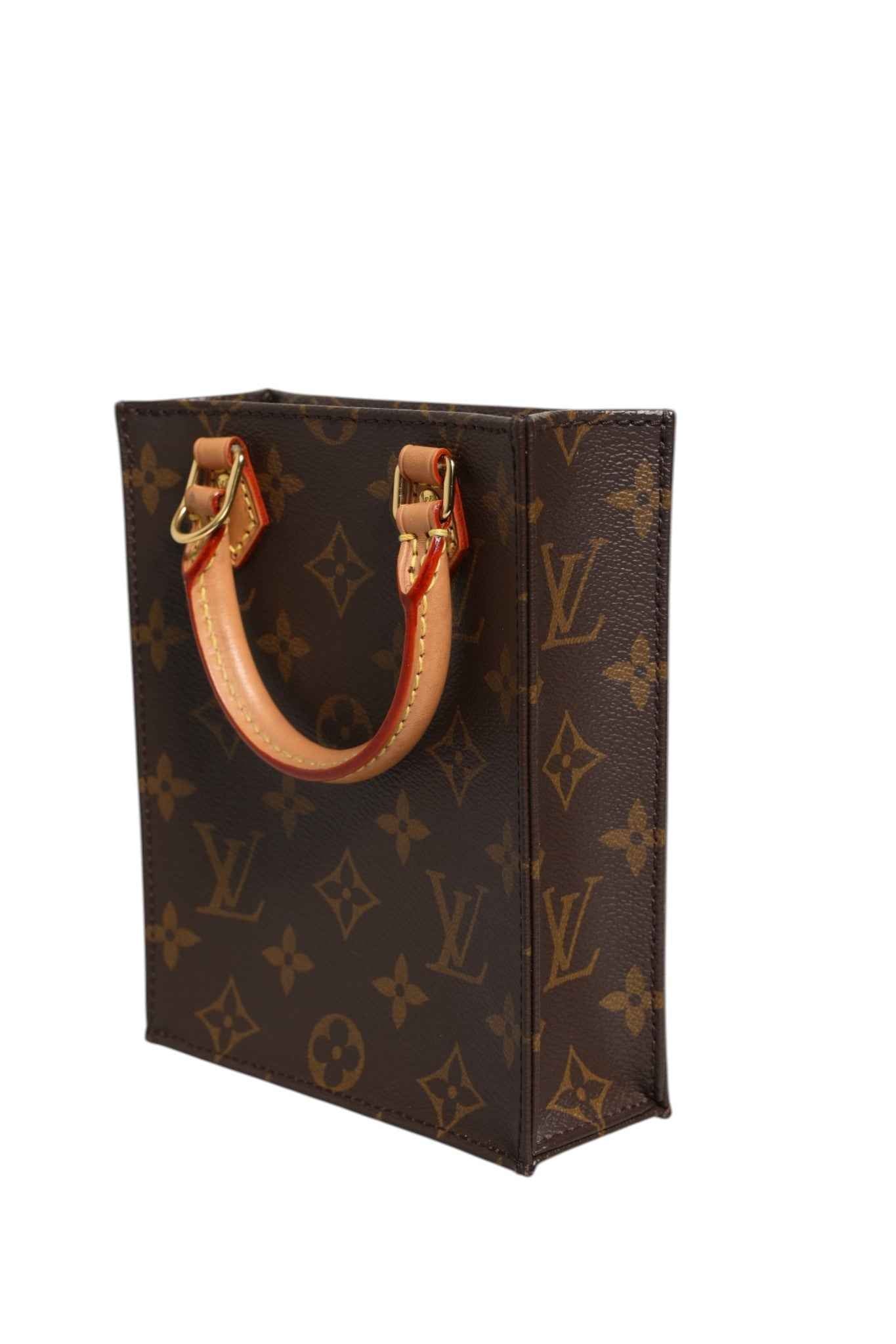 Louis Vuitton Monogram Canvas Petit Sac Plat Bag