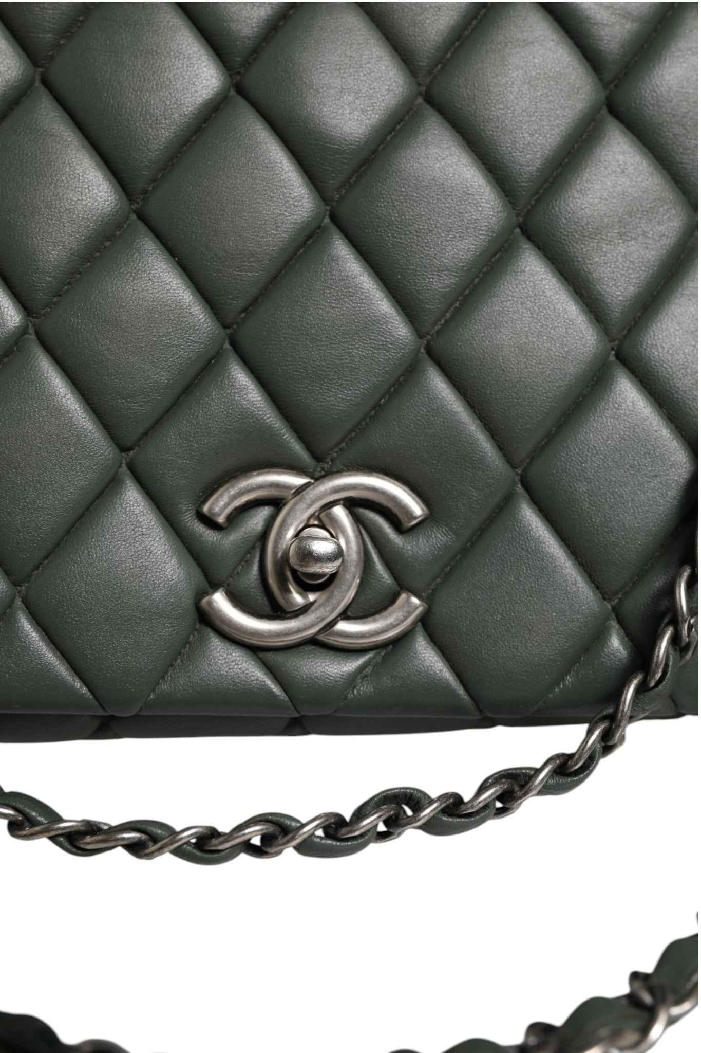 Chanel Quilted Lambskin Leather New Bubble Flap Bag