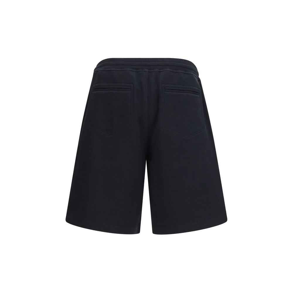 Brunello Cucinelli Black Cotton Bermuda Shorts