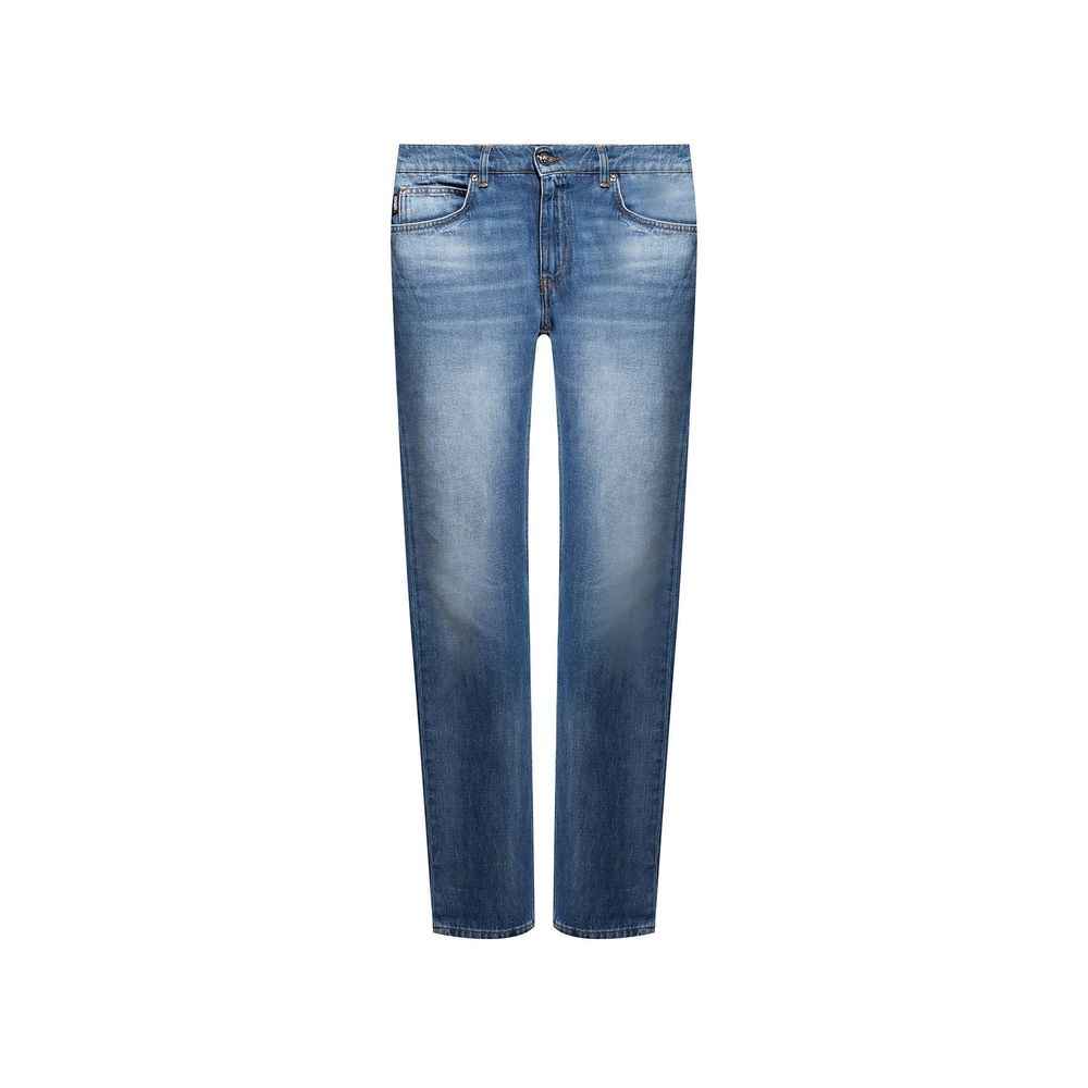 Versace Blue Cotton Jeans Denim