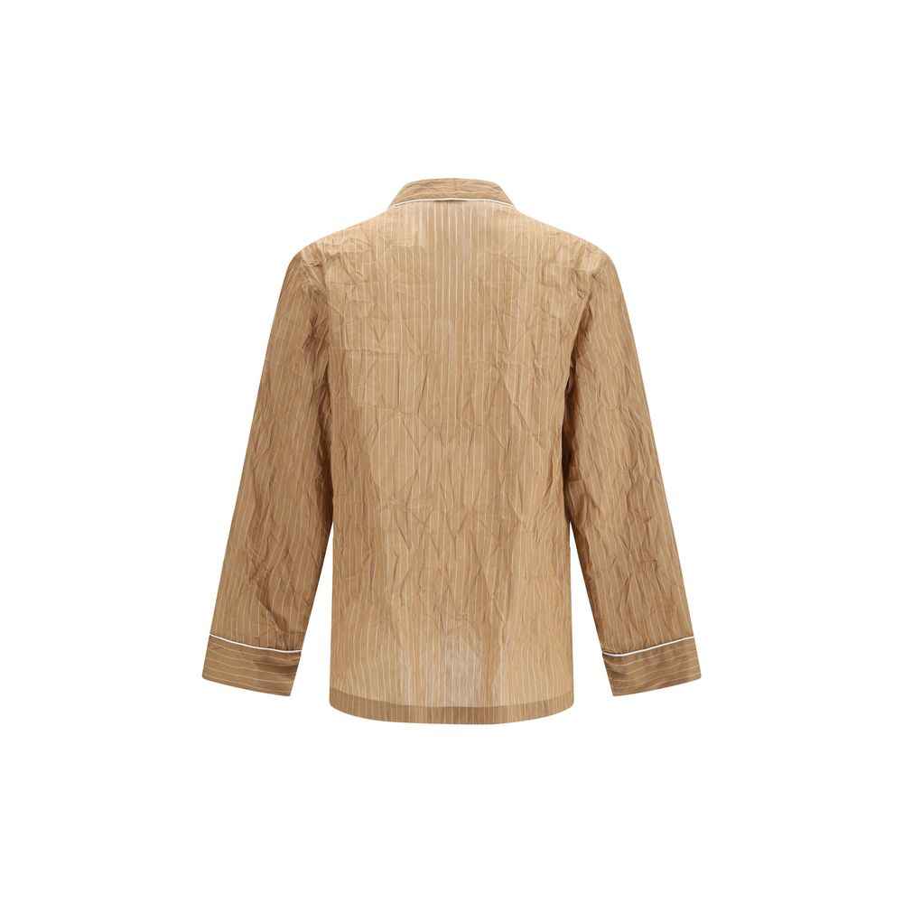 Dolce & Gabbana Beige Linen Robe