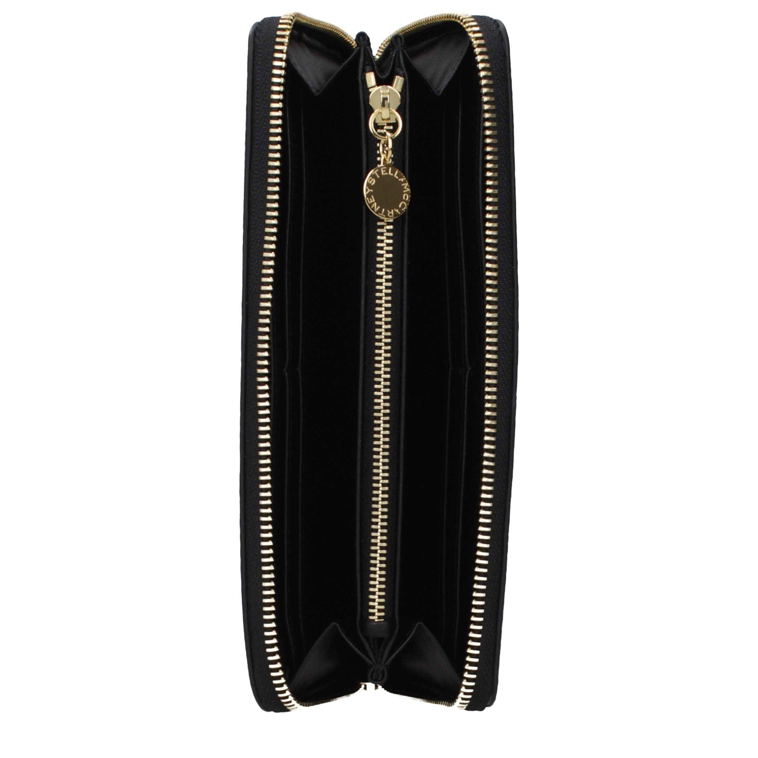 Stella McCartney Black Leather Wallet