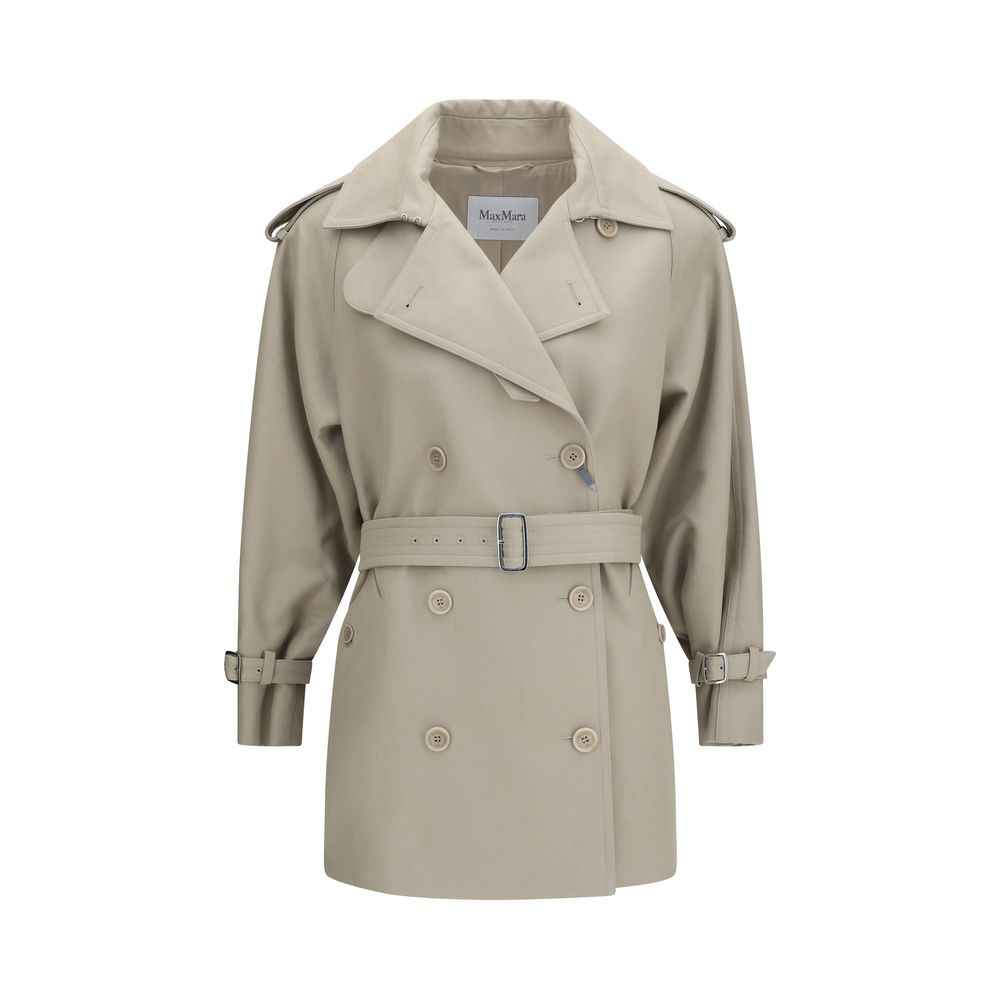Max Mara Beige Cotton Trench Coat