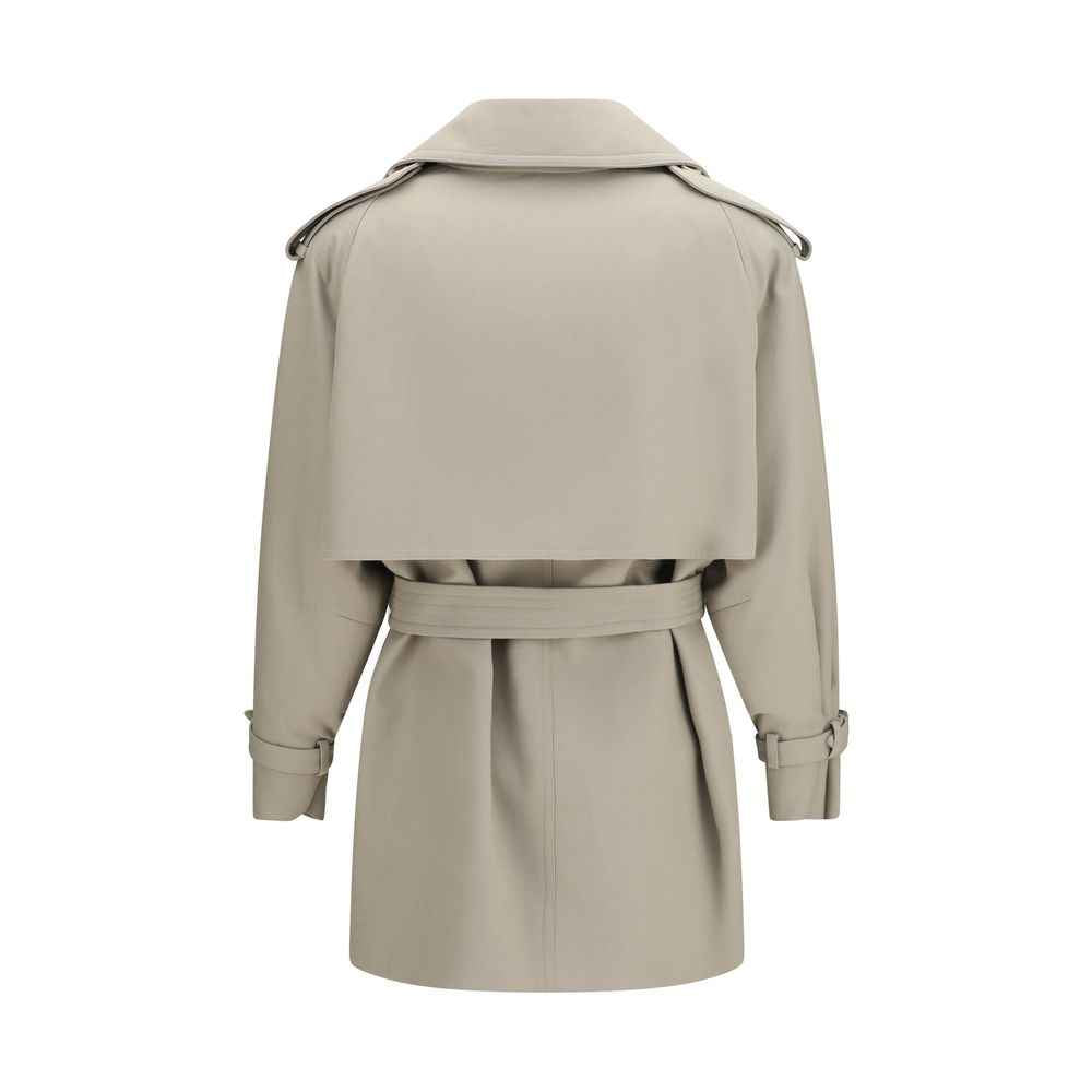 Max Mara Beige Cotton Trench Coat