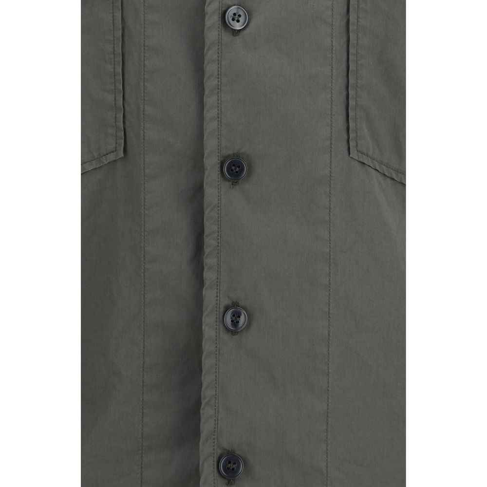 Dolce & Gabbana Gray Cotton Shortsleeve Shirt