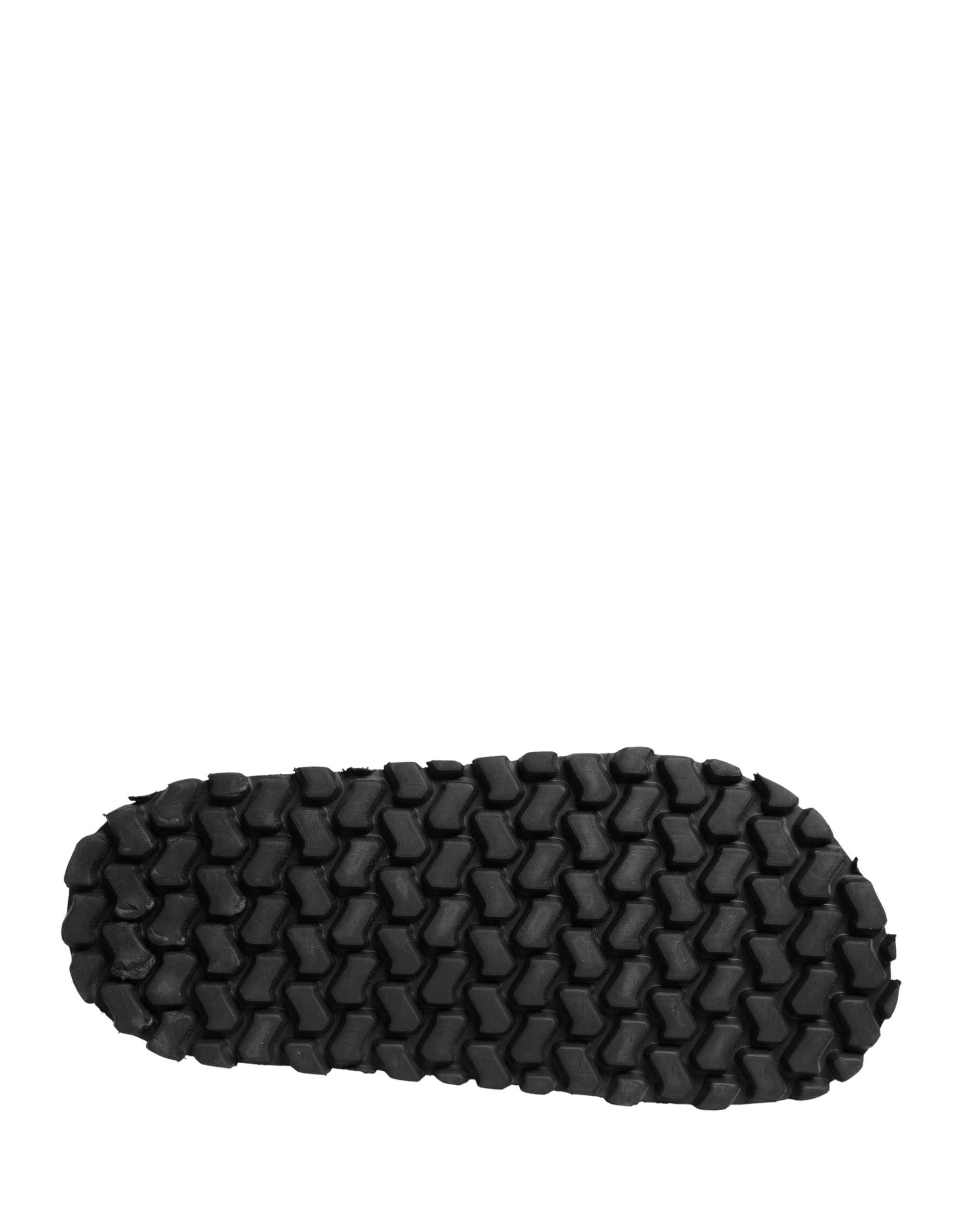 Dolce & Gabbana Black Ruching Detail Flats Men Sandals Shoes