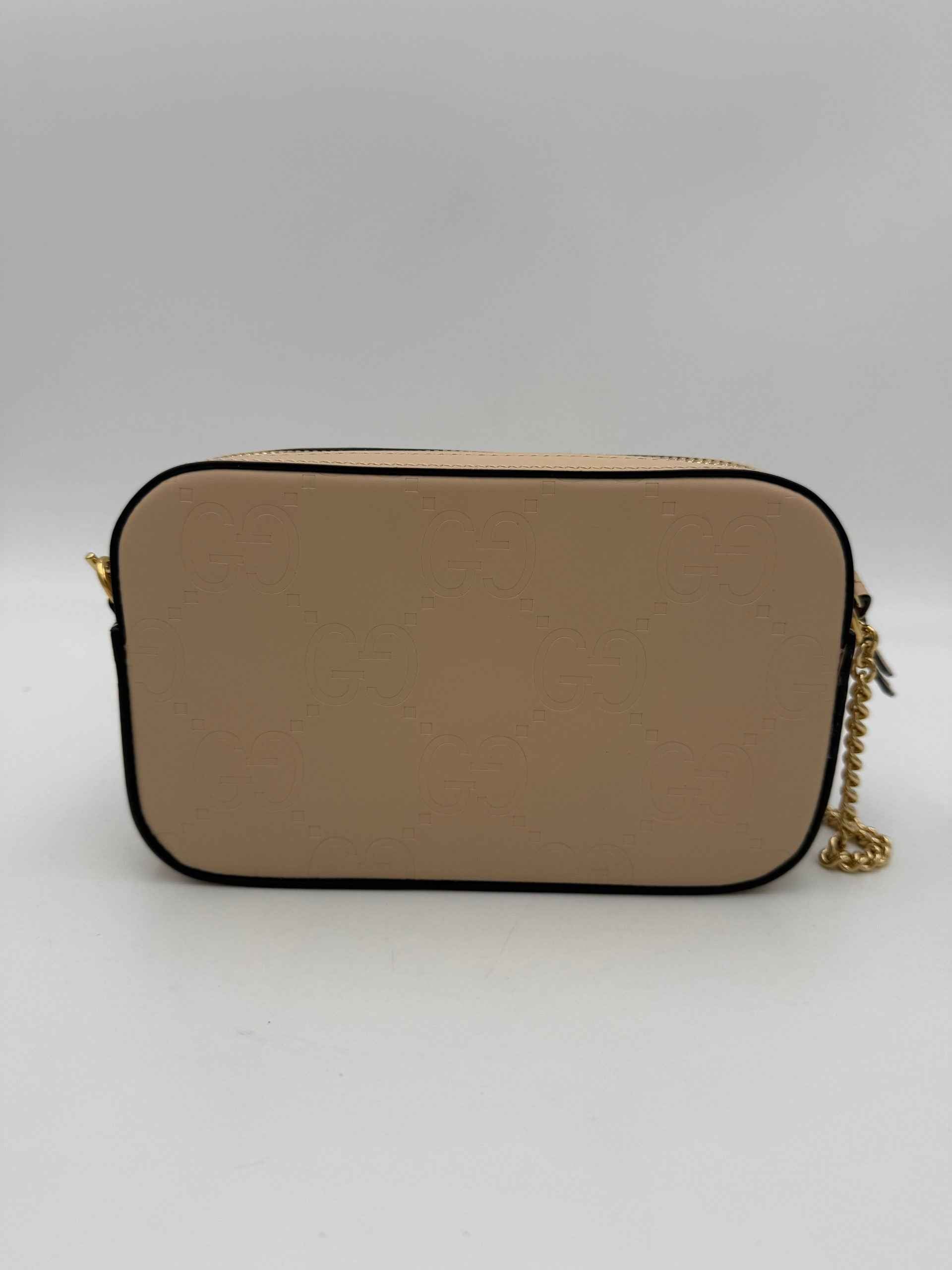 Gucci GUCCI GG Jumbo Beige with Front Pocket Shoulder Bag