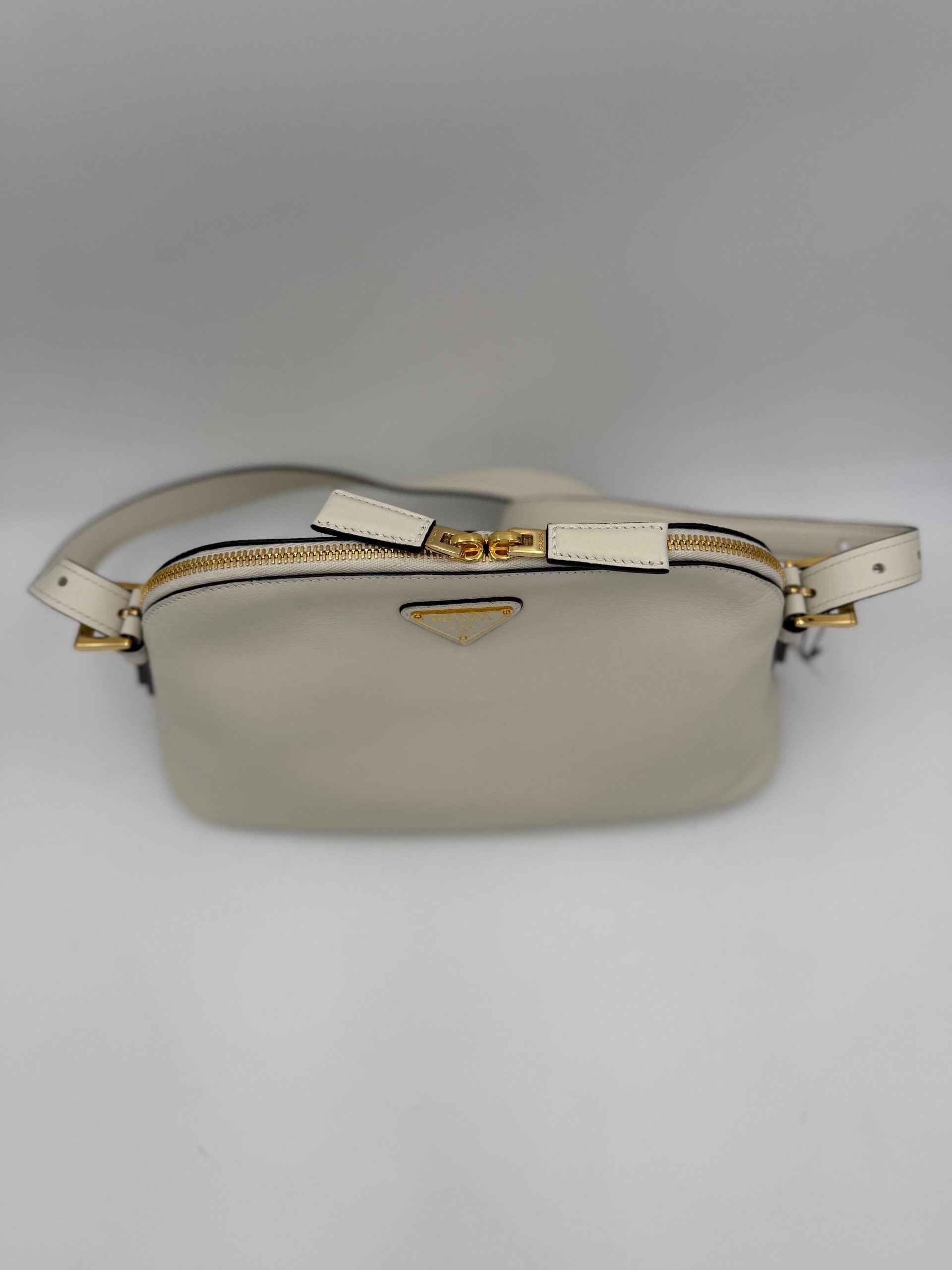 Prada PRADA Bauletto BOWLING in Leather Handbag