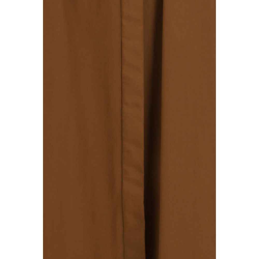 Max Mara Brown Cotton Casual Dress