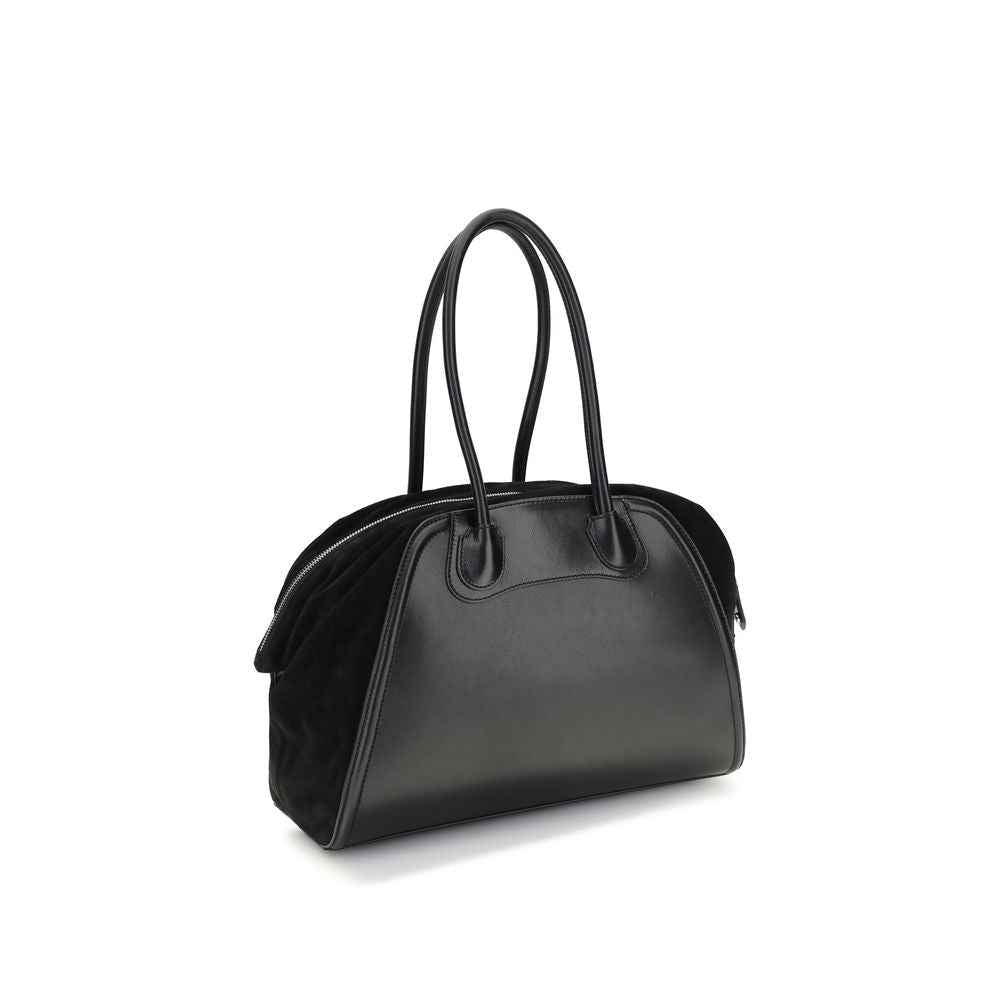 Vivienne Westwood Black Calf Leather Bos Taurus Shoulder Bag
