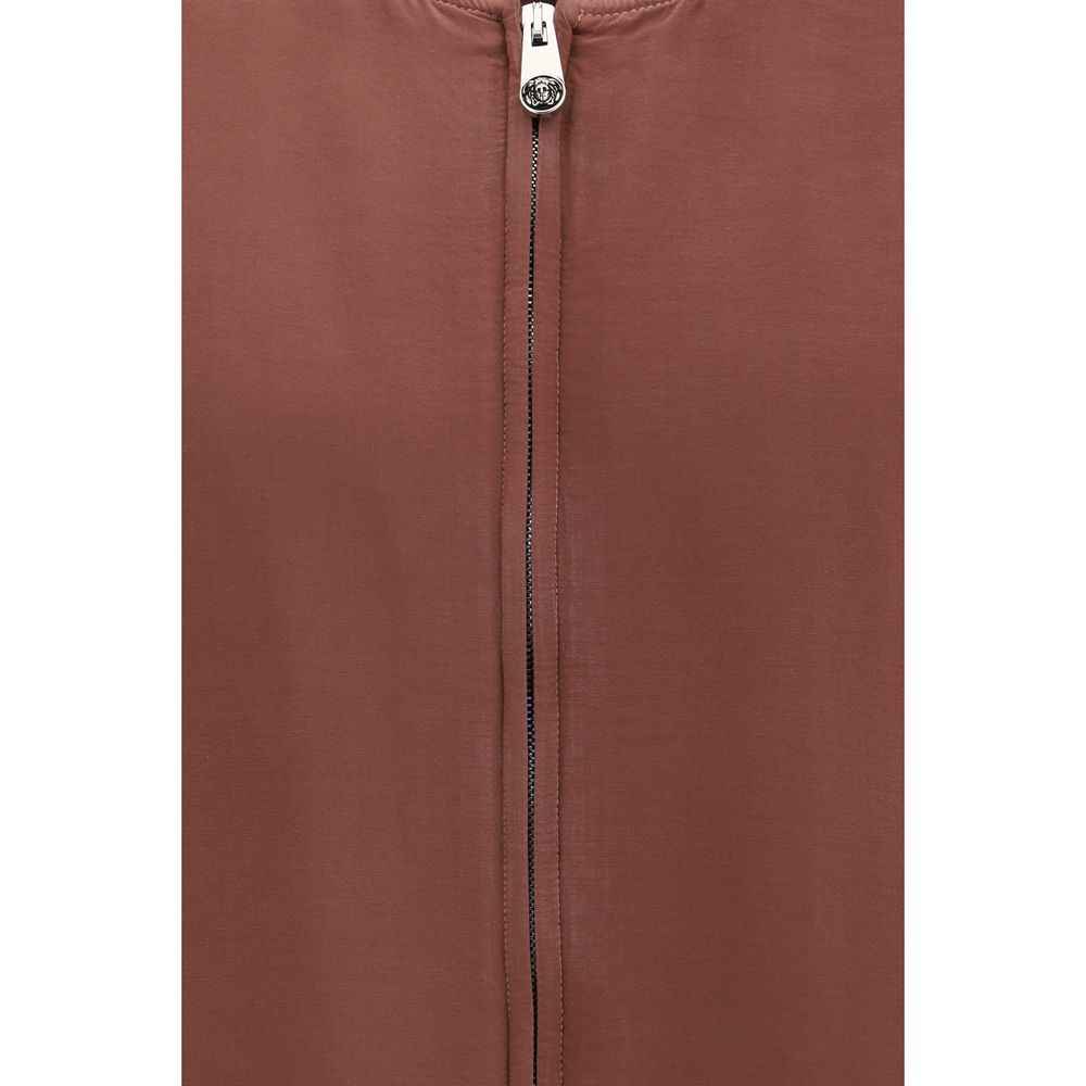 Versace Bordeaux Silk Bomber