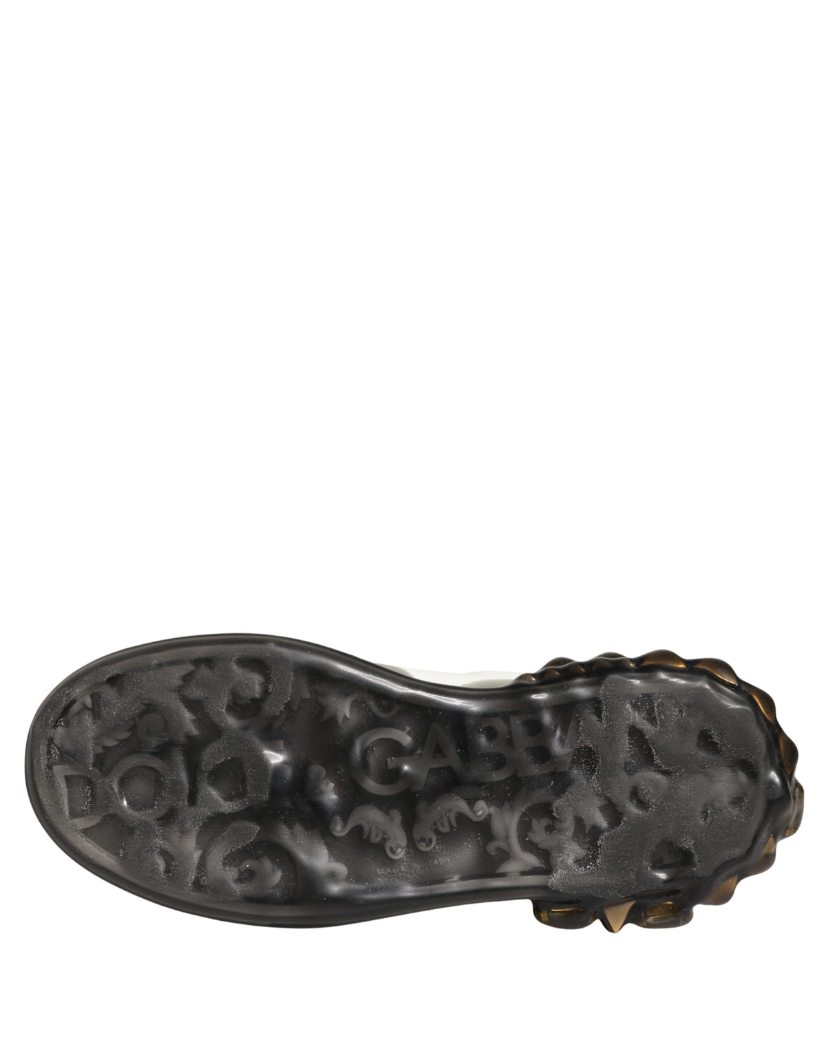 Dolce & Gabbana Multicolor Crystal StuddedLOVE Sneakers Shoes
