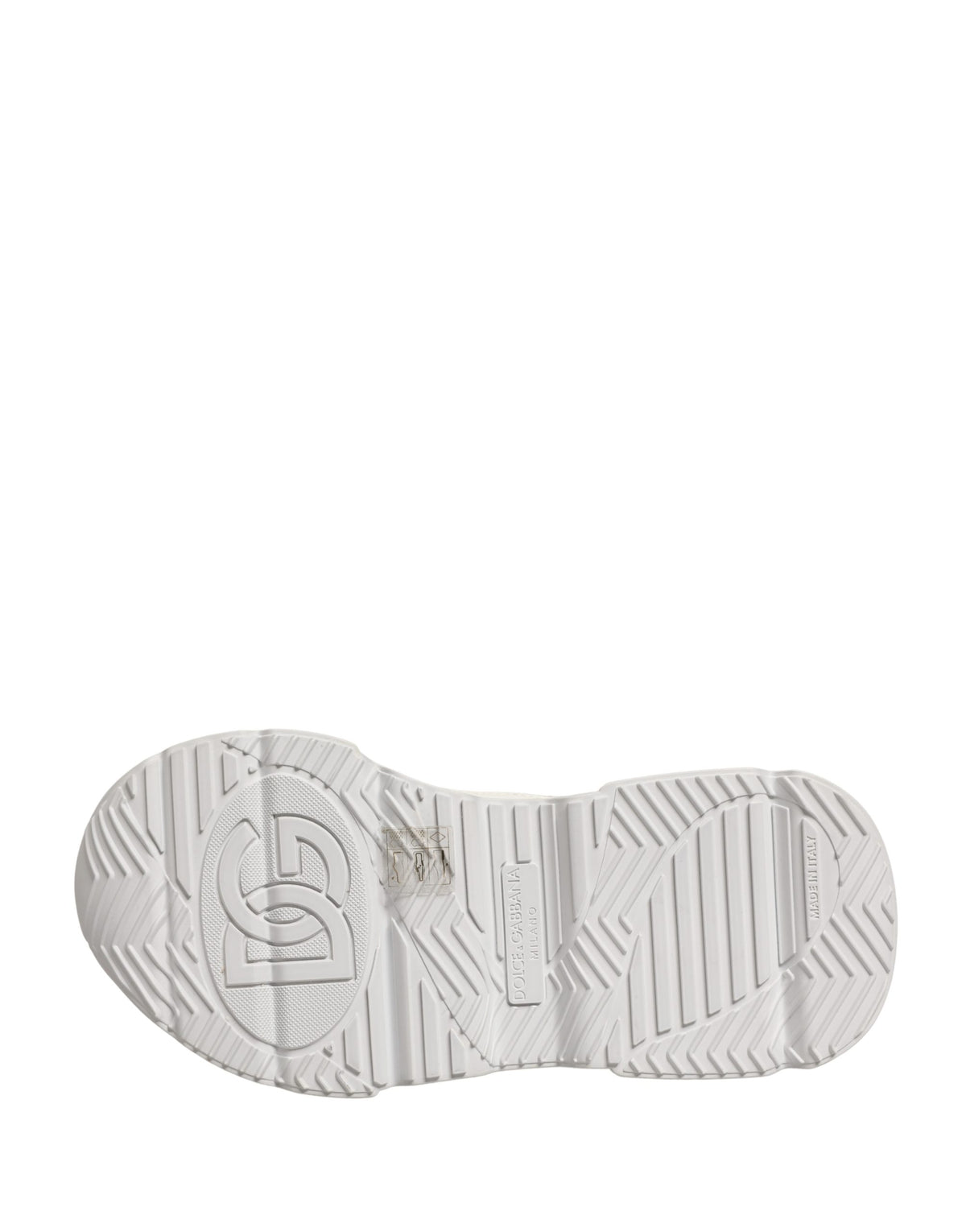 Dolce & Gabbana White Leather Daymaster Low Top Sneakers Shoes