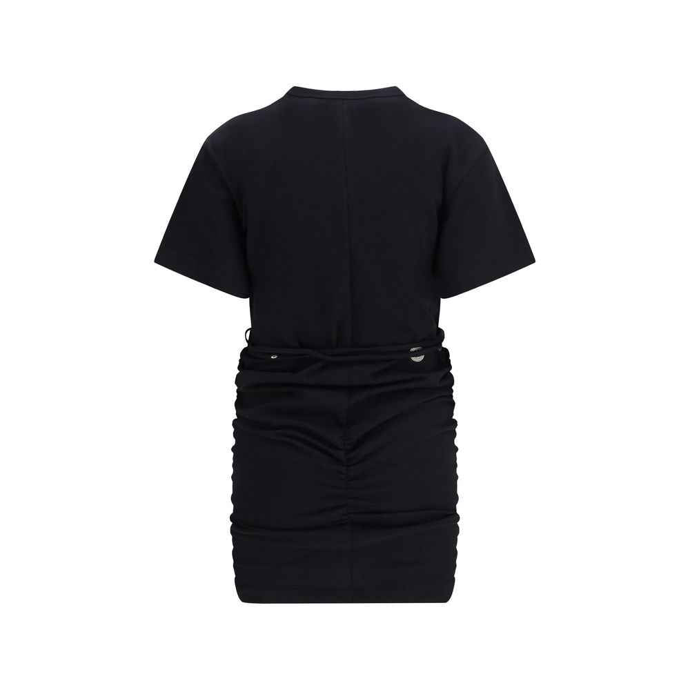PINKO Black Cotton Casual Dress