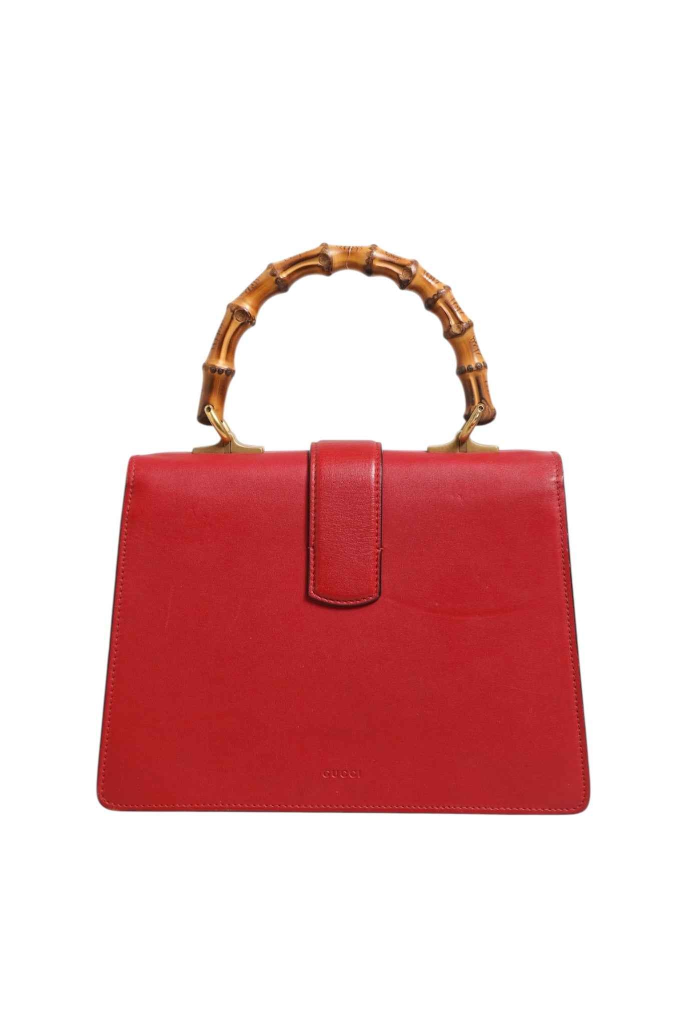 Gucci Dionysus Bamboo Medium Top Handle Bag White Blue Red