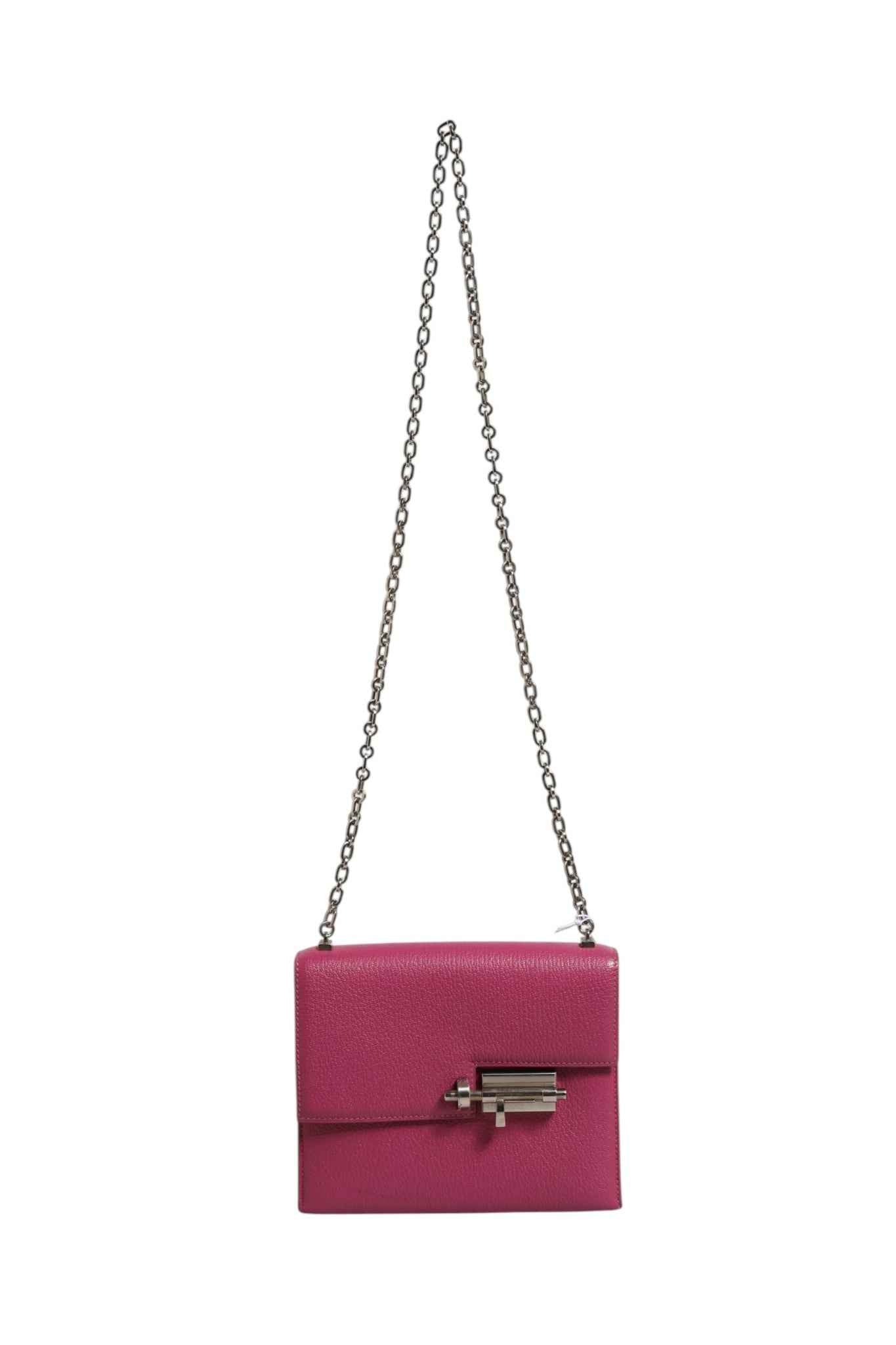 Hermès Mini Verrou Chaine Bag Chevre Mysore Magnolia