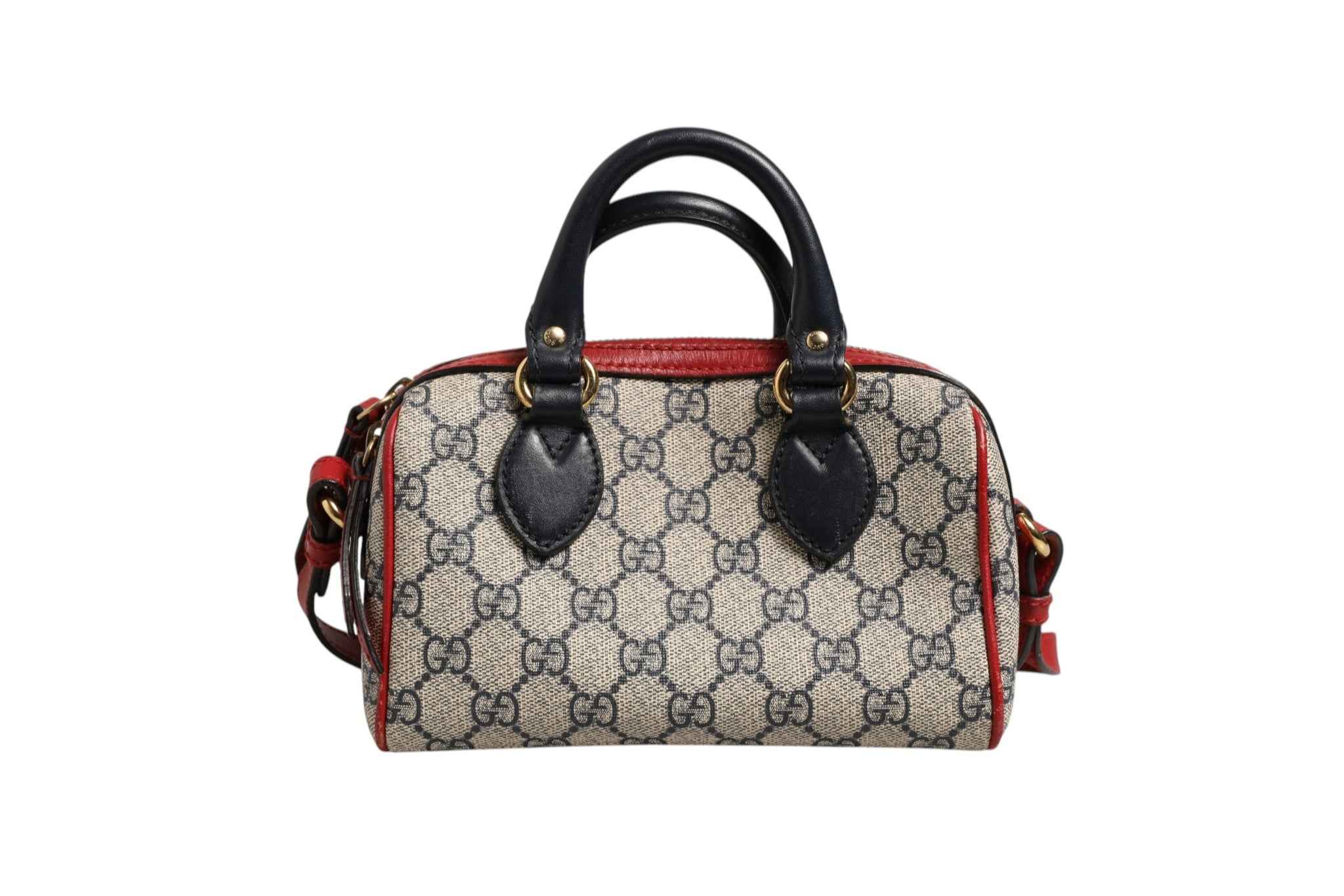 Gucci GG Supreme Mini Boston Bag