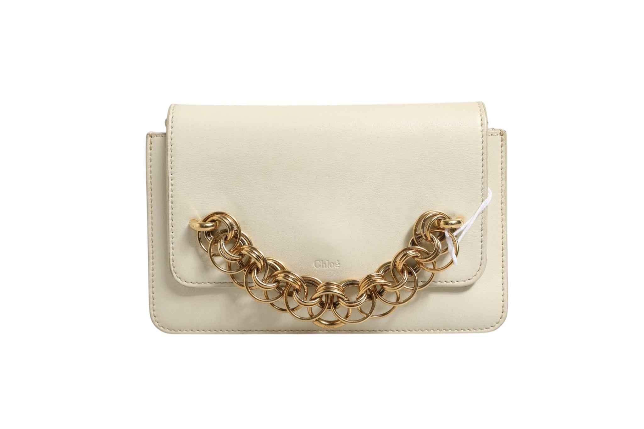 Chloé Drew Bijou Leather Clutch Small