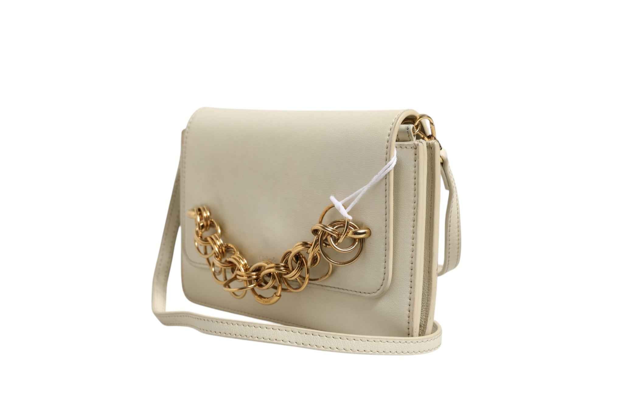 Chloé Drew Bijou Leather Clutch Small