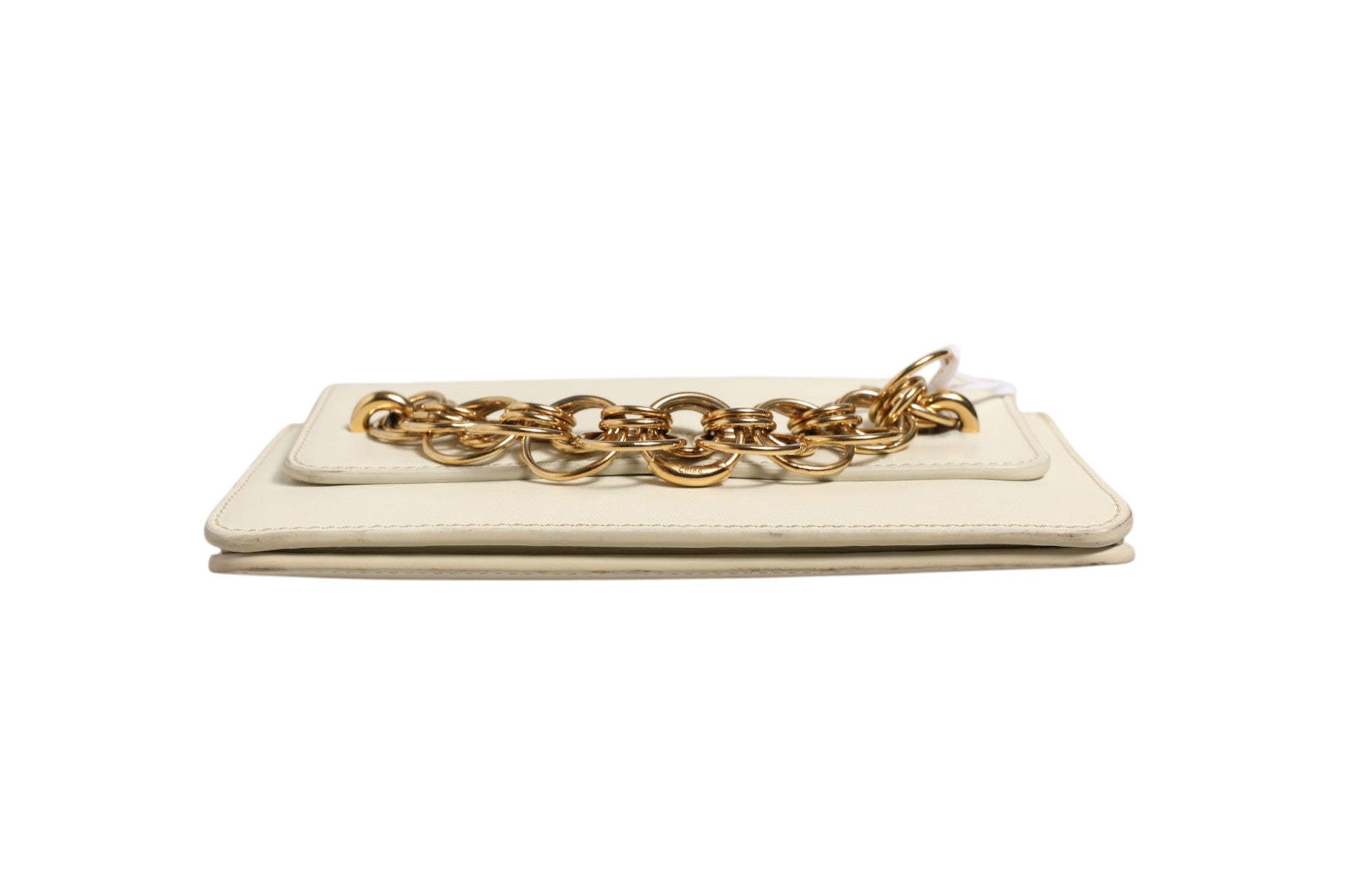 Chloé Drew Bijou Leather Clutch Small