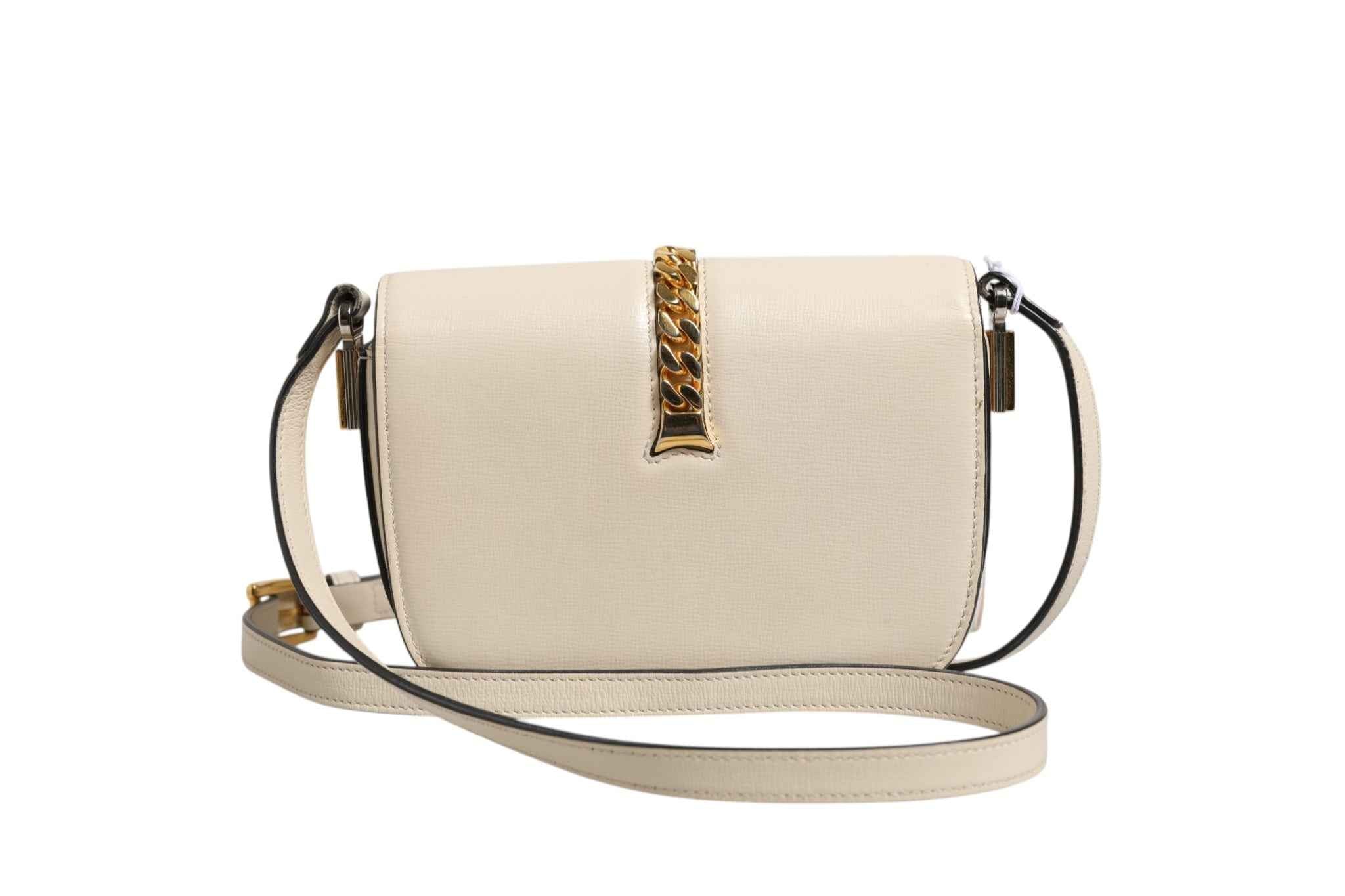 Gucci Sylvie 1969 Mini Leather Shoulder Bag