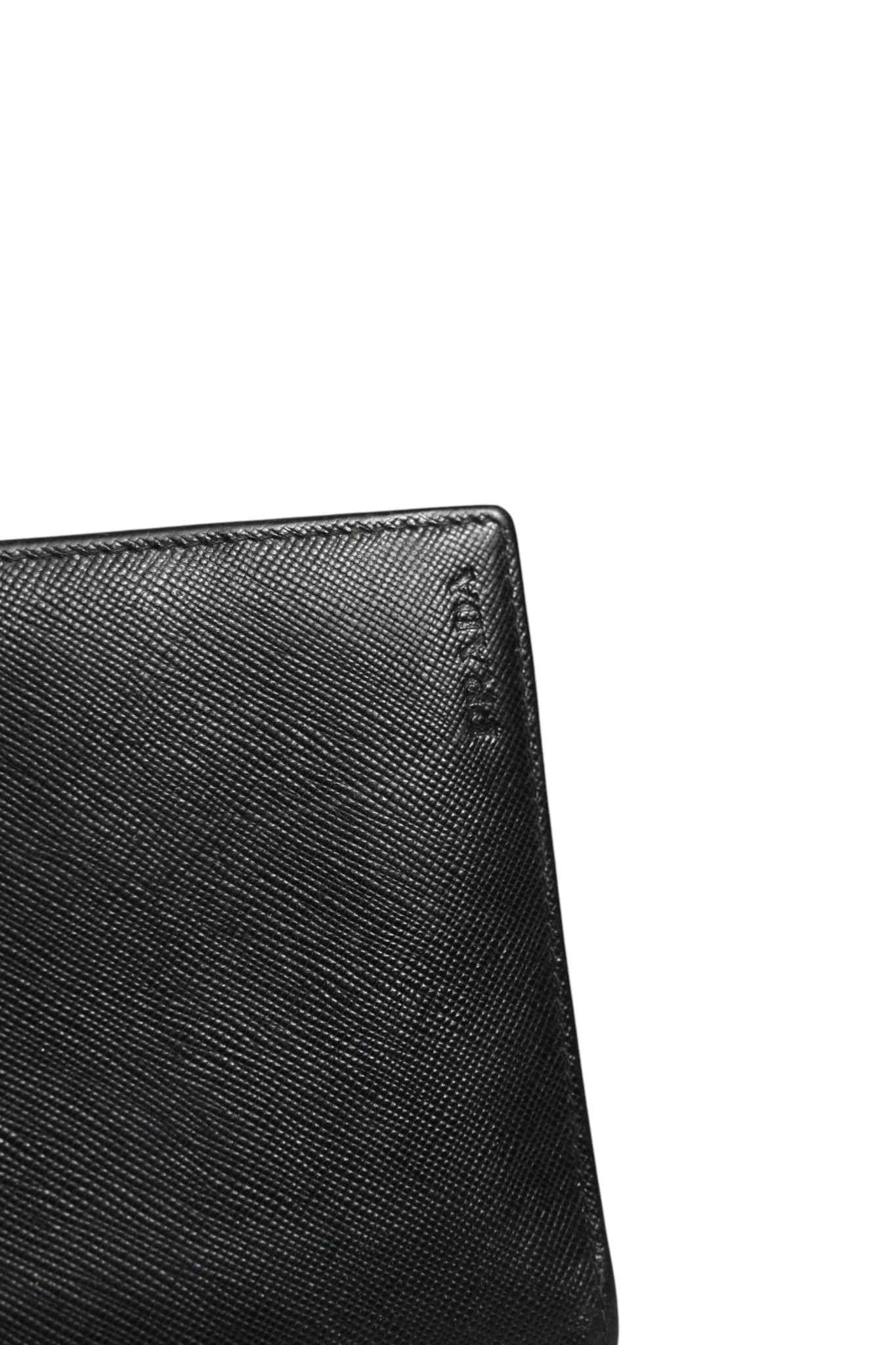 Prada Saffiano Leather Slim Card Holder Wallet