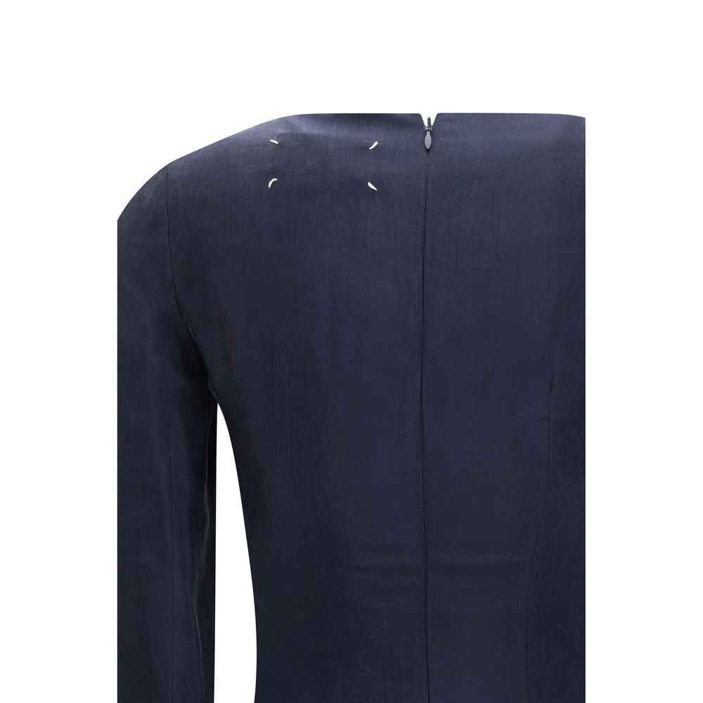 Maison Margiela Blue Copper Casual Dress