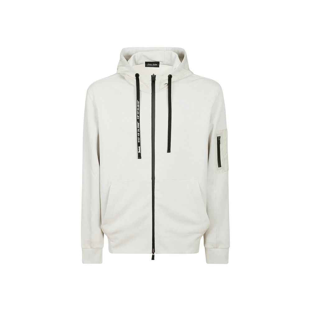 Herno Gray Cotton Sweatshirt