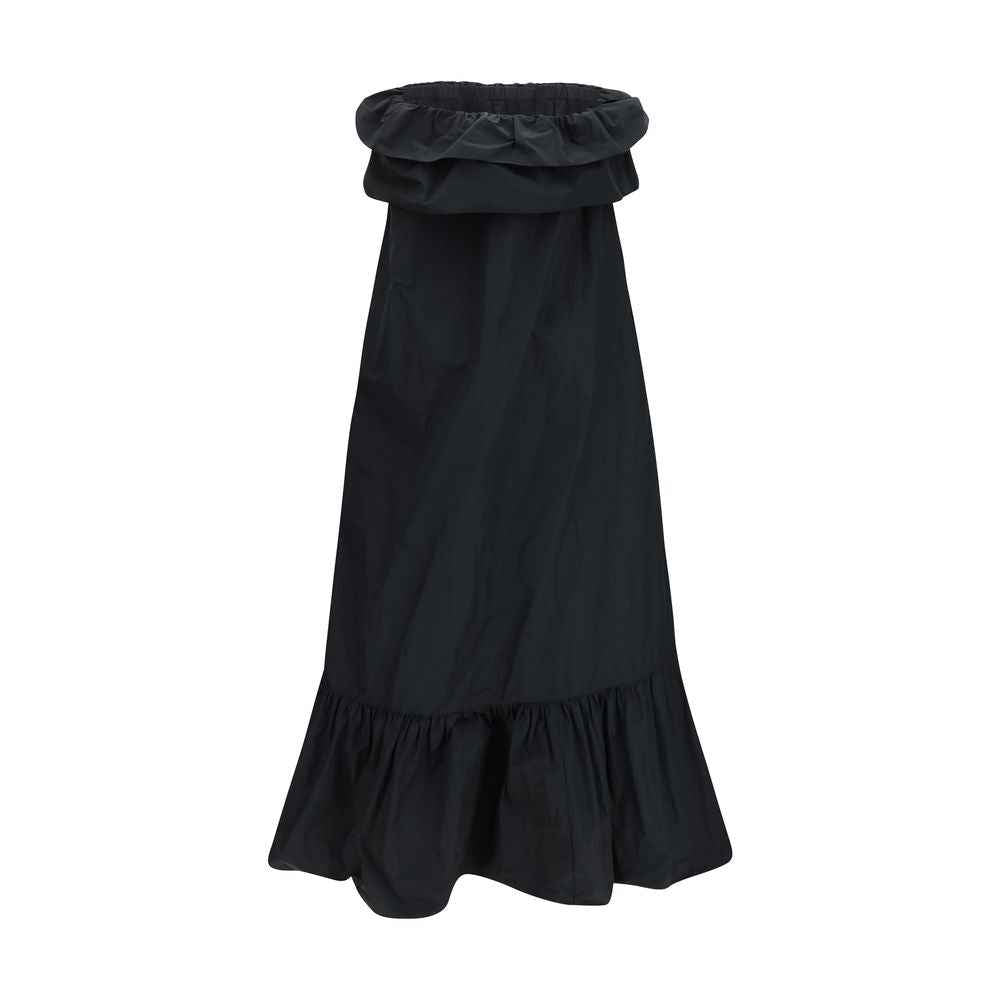 Saint Laurent Black Polyester Casual Dress