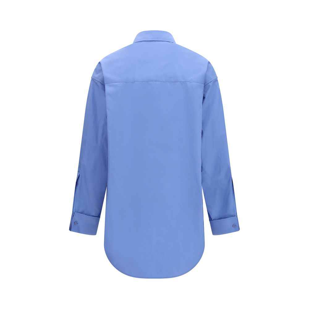 Balenciaga Blue Cotton Shirt