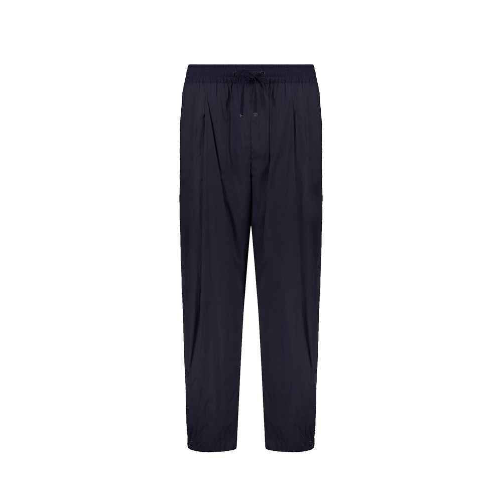 Herno Blue Elastane Casual Pants