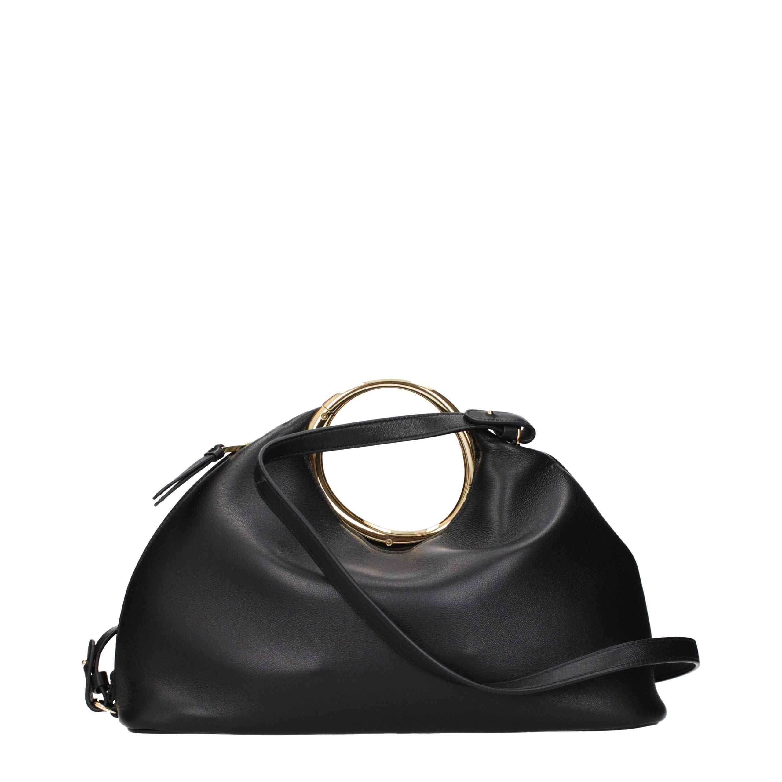 Jacquemus Black Leather Handbag