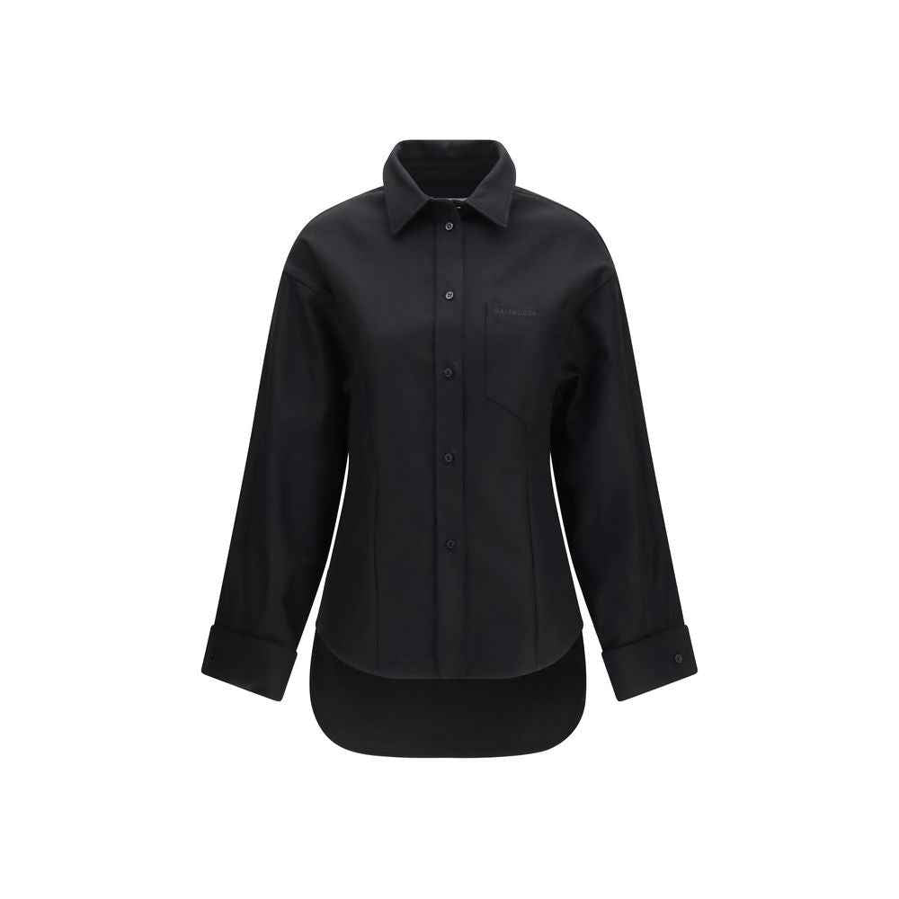 Balenciaga Black Cotton Shirt