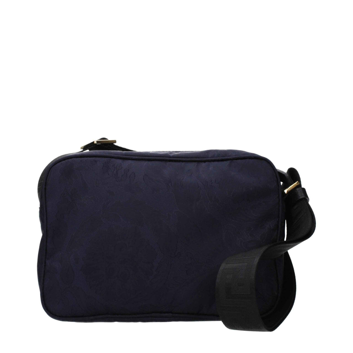 Versace Blue Fabric Crossbody Bag