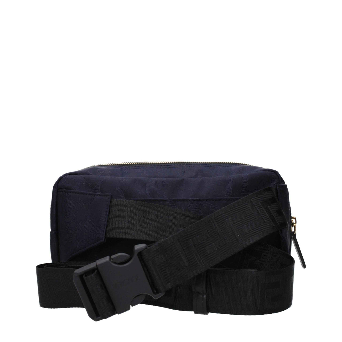 Versace Blue Fabric Backpack