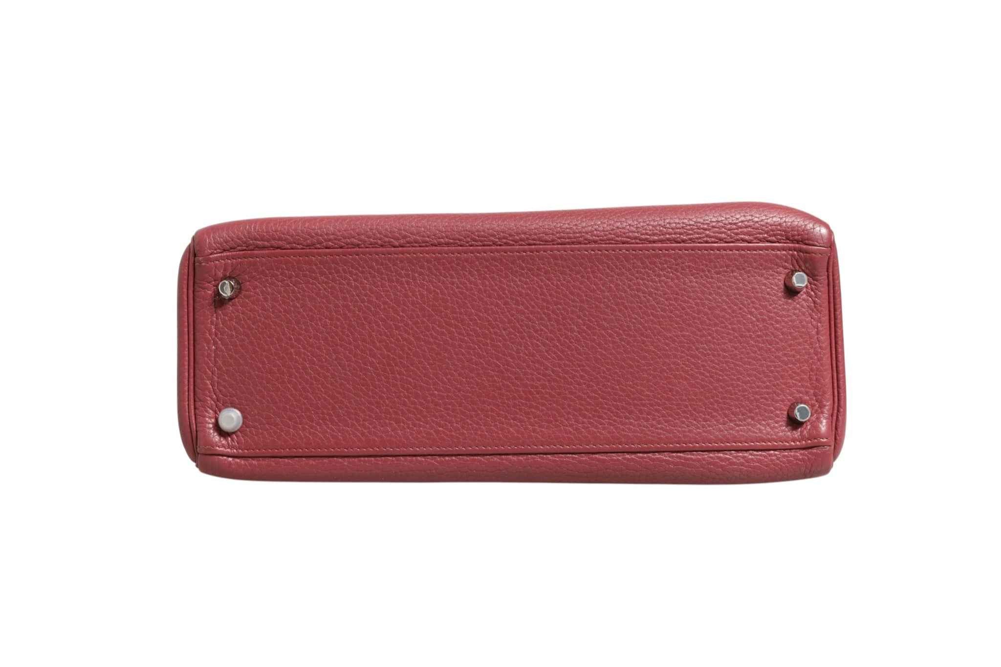 Hermès Kelly 32 Rouge H Togo Retourne Palladium
