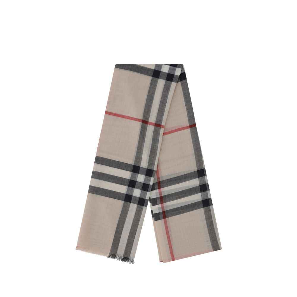 Burberry Beige Silk Foulard