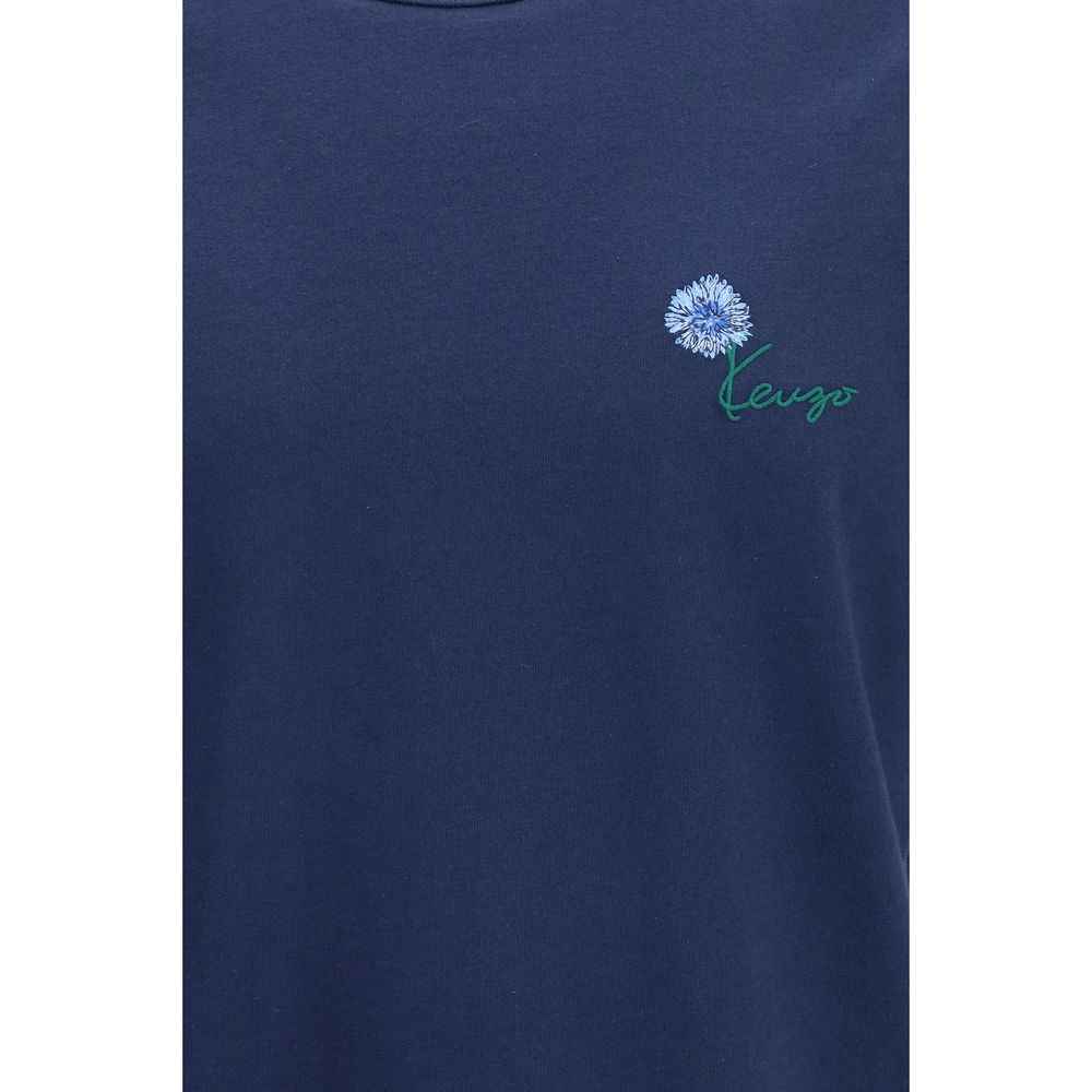 Kenzo Blue Cotton T-Shirt