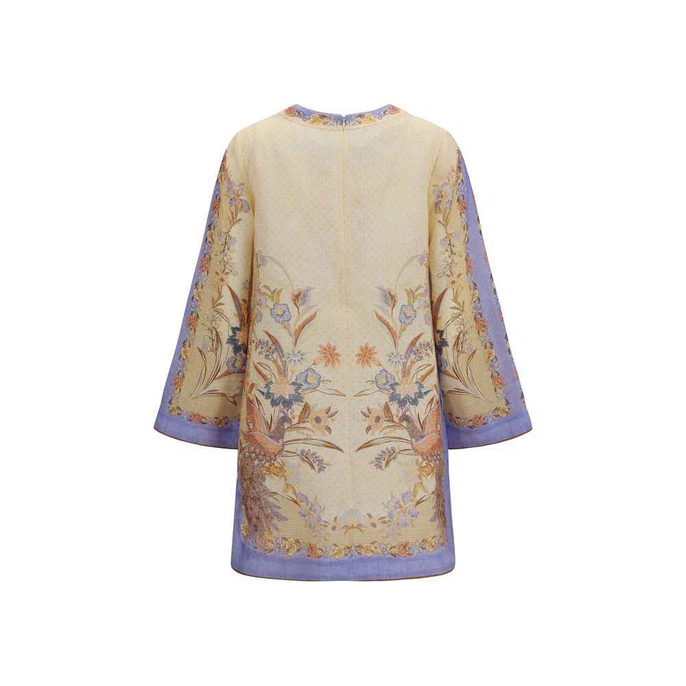 Zimmermann Multicolor Linen Casual Dress
