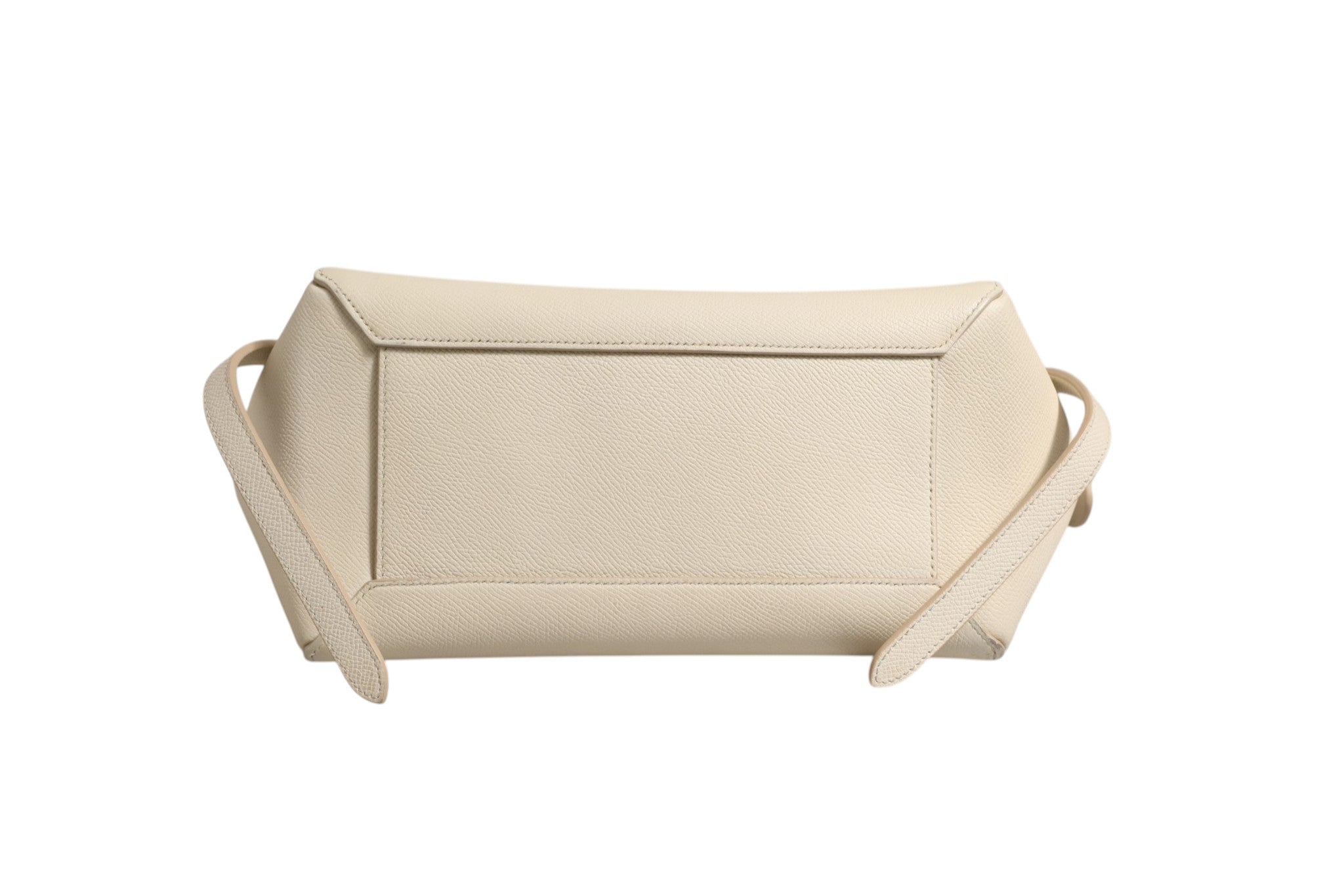 Celine Nano Belt Bag Grained Calfskin Chalk